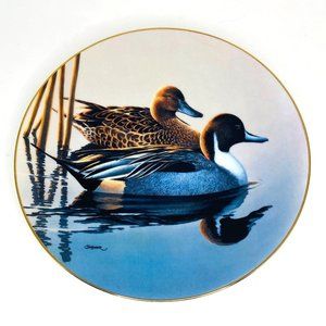 WS George Phil Scholer Federal Duck Stamp Plate #5 Bradford 1991 Pintails USA